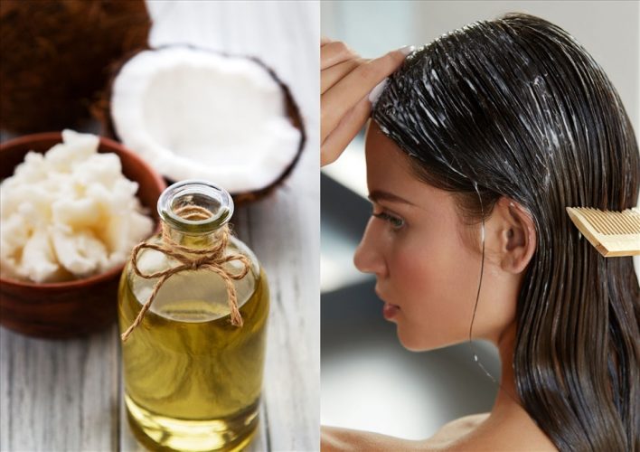 Sử dụng các sản phẩm dưỡng tóc như dầu dừa