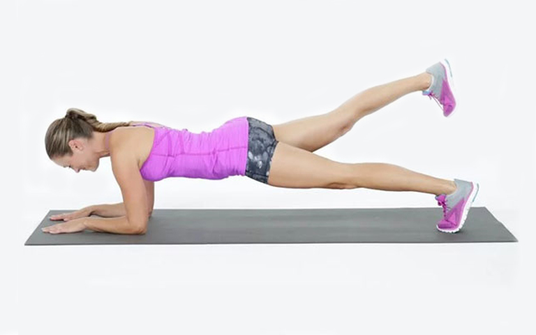 Plank with Leg Lifts