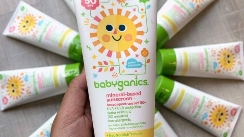 Kem chống nắng Babyganics Mineral-Based Baby Sunscreen Lotion SPF 50+