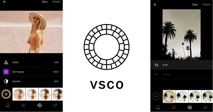 App chỉnh ảnh đẹp VSCO